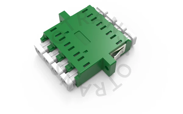 LC APC Quad With Flange Adapter