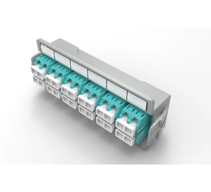 FS Type 24 Ports Duplex LC Fiber optic adapter panel